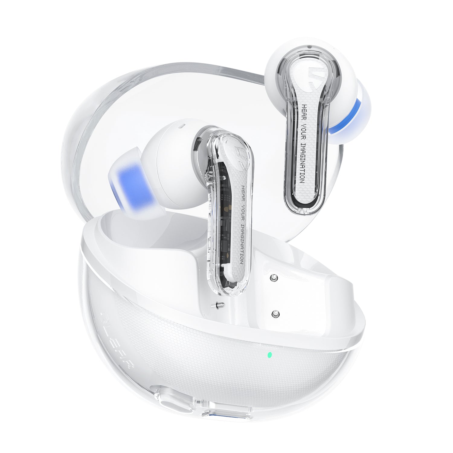 SoundPEATS Clear Wireless Earbuds White - TechBuy.Shop
