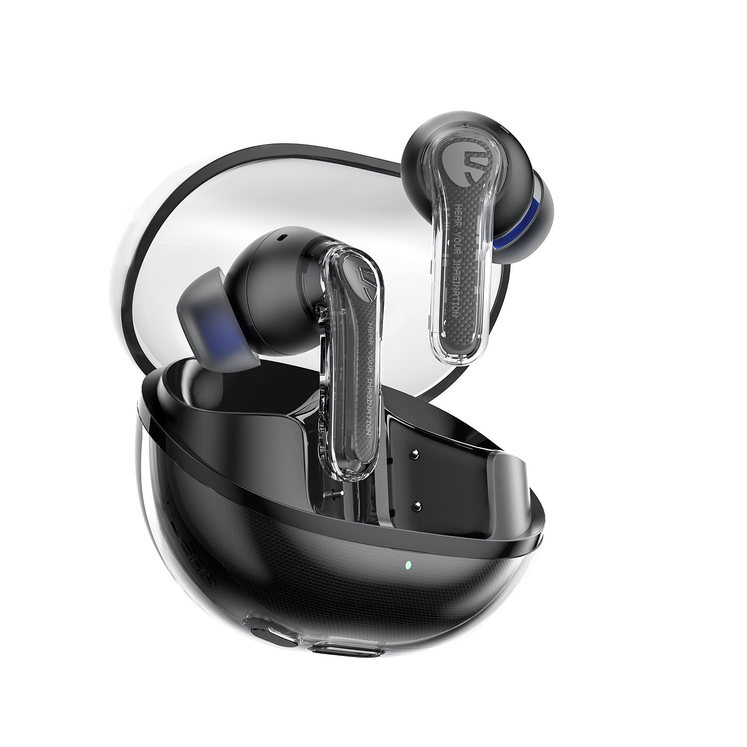 SoundPEATS Clear Wireless Earbuds Black - TechBuy.Shop