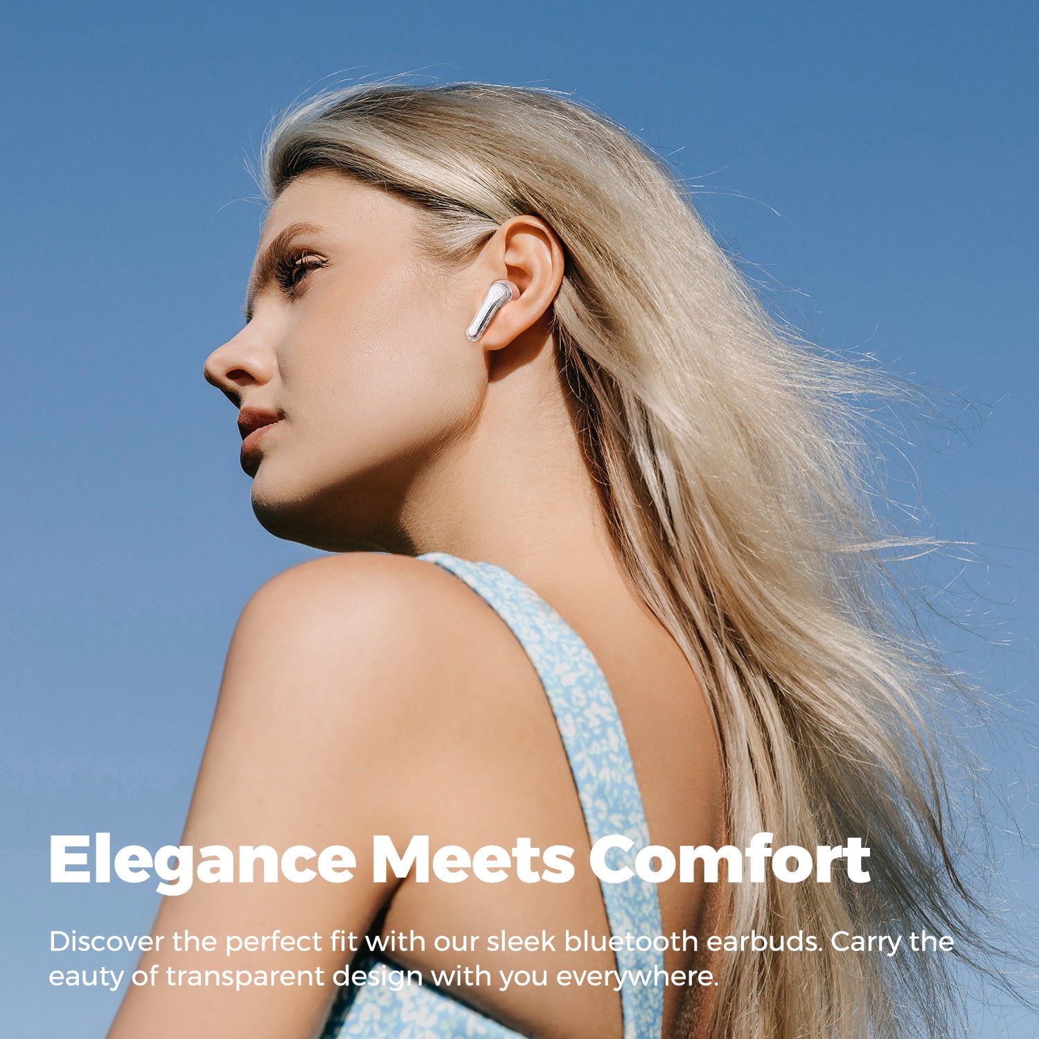 SoundPEATS Clear Pods Wireless Earbuds